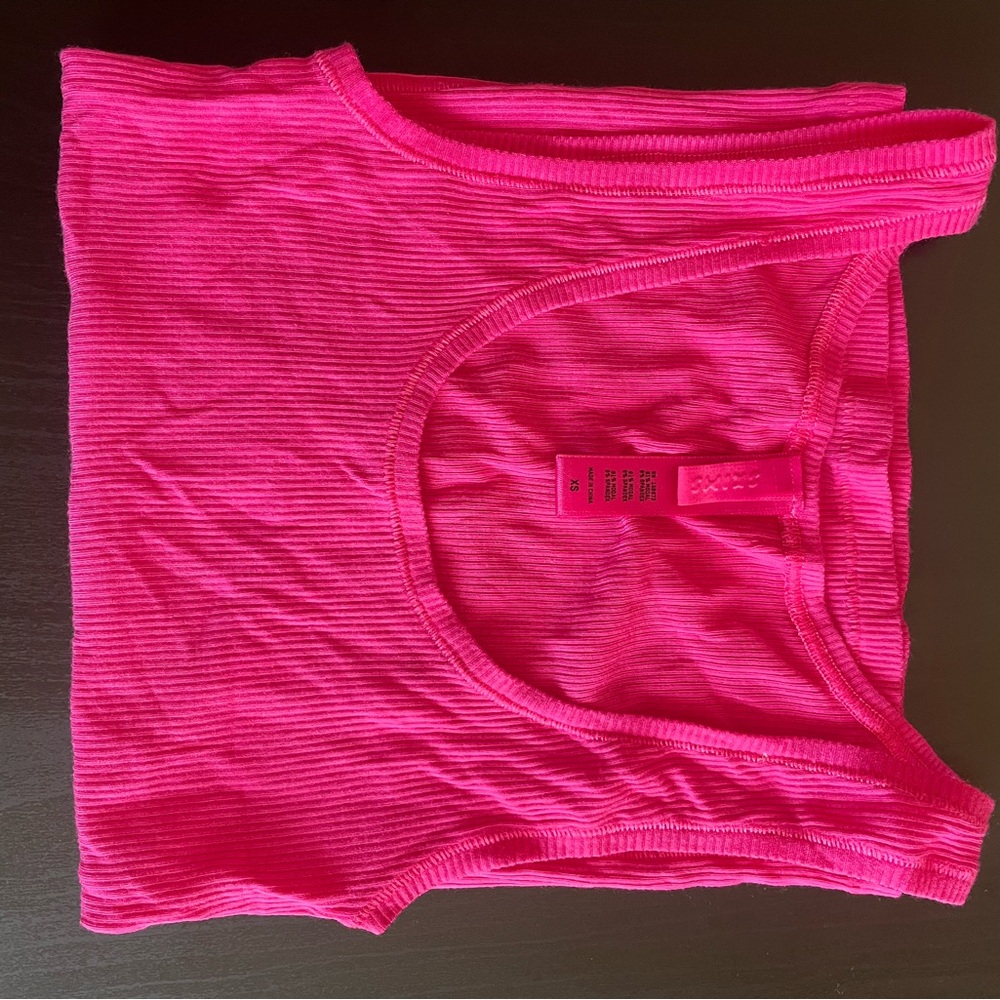 SKIMS Hot Pink Tank Top